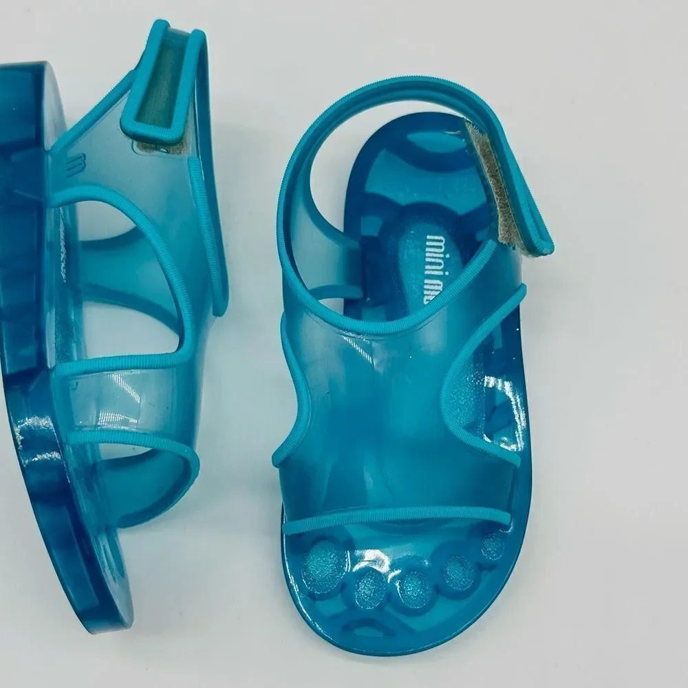 MINI MELISSA Girl's Aqua Sandals